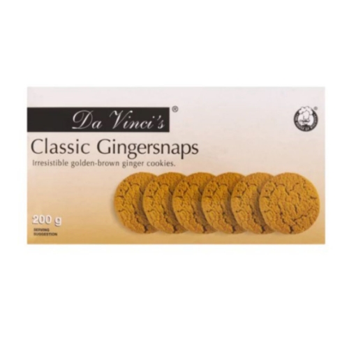 Picture of DA VINCI'S CLASSIC GINGERSNAPS 200g  