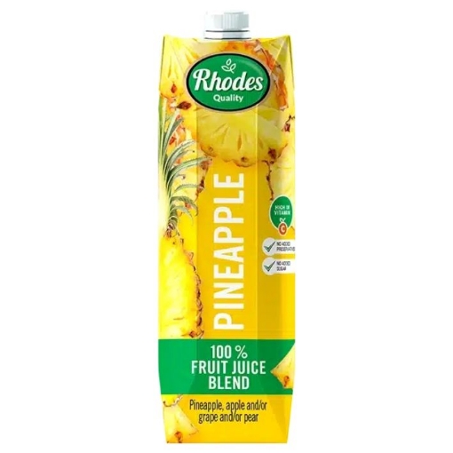 Picture of RHODES QUALITY 100% PINEAPPLE JUICE 1L