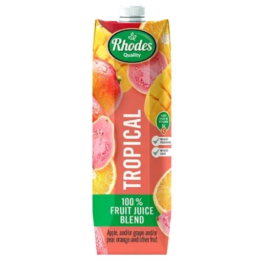 Picture of RHODES QUALITY 100% TROPICAL FRUIT JUICE 1L