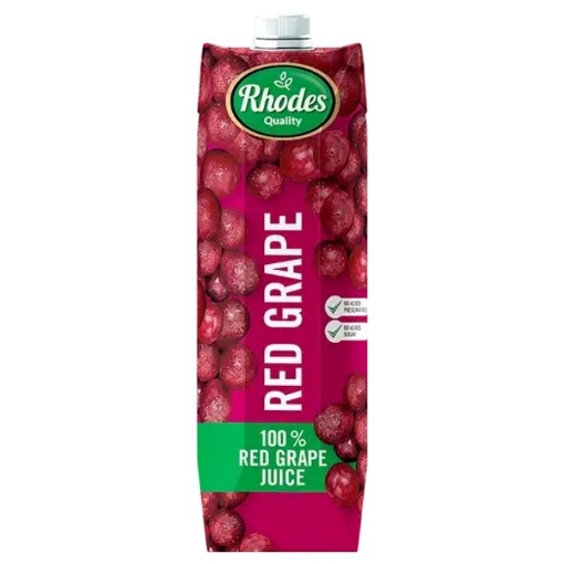 Picture of RHODES QUALITY 100% RED GRAPE JUICE 1L