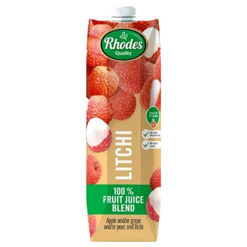 Picture of RHODES QUALITY 100% LITCHI JUICE 1L