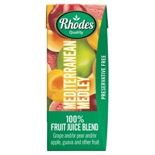 Picture of RHODES QUALITY 100% MEDITERRANEAN MEDLEY FRUIT JUICE 1L