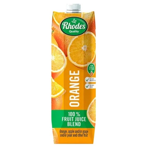 Picture of RHODES QUALITY 100% ORANGE JUICE 1L