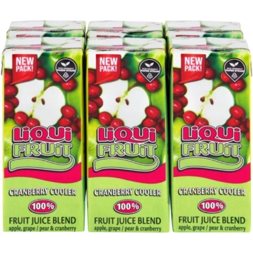 Picture of LIQUIFRUIT 100% CRANBERRY JUICE 6x200ml