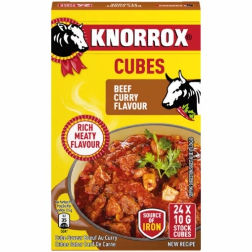 Picture of KNORROX BEEF CURRY STOCK CUBES 24x10g