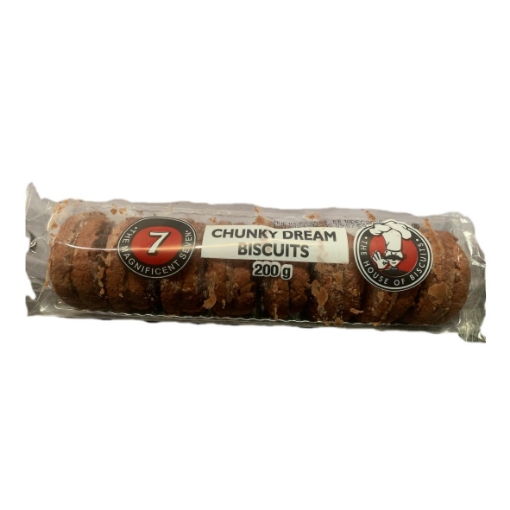 Picture of  MAGNIFICENT 7 CHUNKY DREAM BISCUITS 200g  