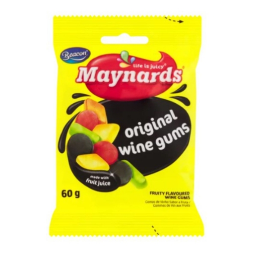 Picture of BEACON MAYNARDS WINE GUMS 60g 