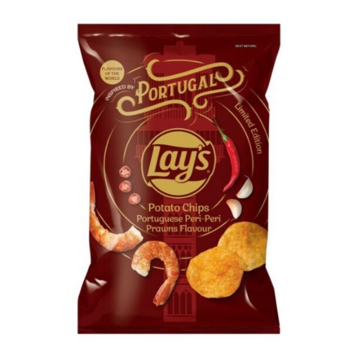Picture of LAY'S PORTUGUESE PERI PERI PRAWNS POTATO CHIPS 105g