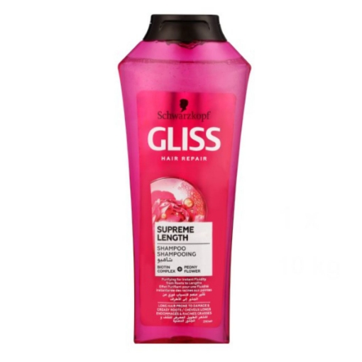 Picture of SCHWARZKOPF GLISS SUPREME LENGTH HAIR SHAMPOO 400ml 