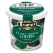 Picture of TRUMPS GREEN GLACE CHERRIES WHOLE 1KG  (BUCKET)