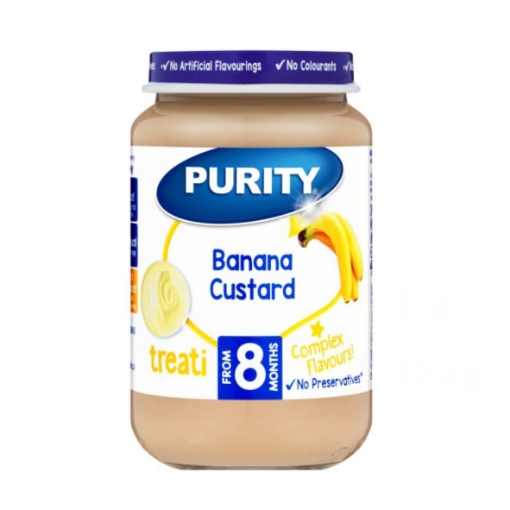Picture of PURITY THIRD FOODS BANANA CUSTARD JAR 200ml 