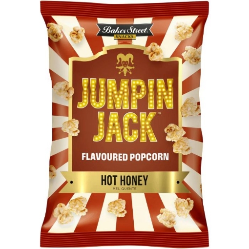 Picture of JUMPIN JACK HOT HONEY POPCORN 100g