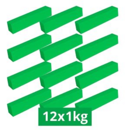 Picture of BRITELLITE GREEN BAR SOAP - UNWRAPPED 12x1KG