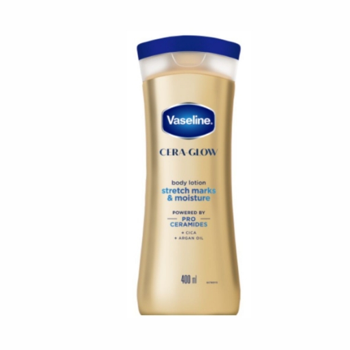 Picture of VASELINE CERA GLOW STRETCH MARKS & MOISTURE BODY LOTION 400ml 