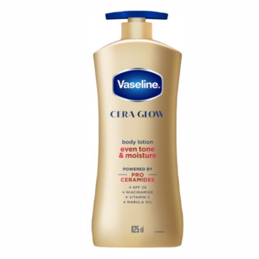 Picture of VASELINE CERA GLOW STRETCH MARKS & MOISTURE BODY LOTION 625ml 