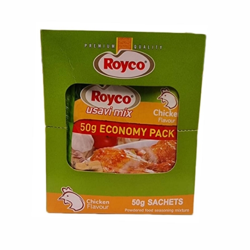 Picture of ROYCO USAVI MIX CHICKEN FLAVOUR ECONOMY PACK 12x50G  