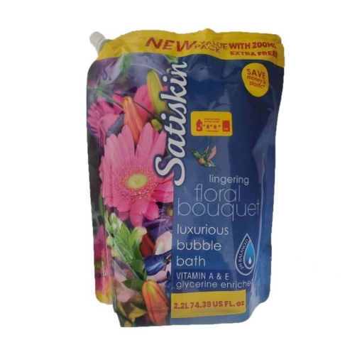 Picture of SATISKIN LINGERING FLORAL BOUQUET LUXURIOUS BUBBLE BATH SACHET 2.2L